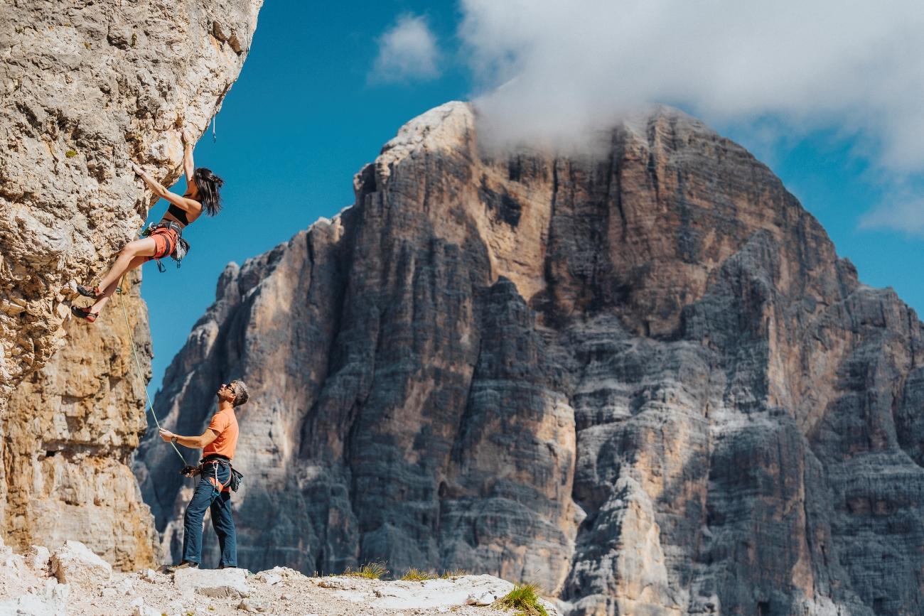 ROCK CLIMBING IN THE DOLOMITES - CORTINA D'AMPEZZO